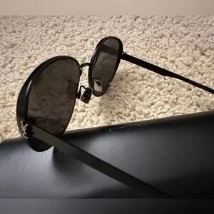 Saint Laurent | Accessories | Saint Laurent Slm9 Black Metal  display picture 1